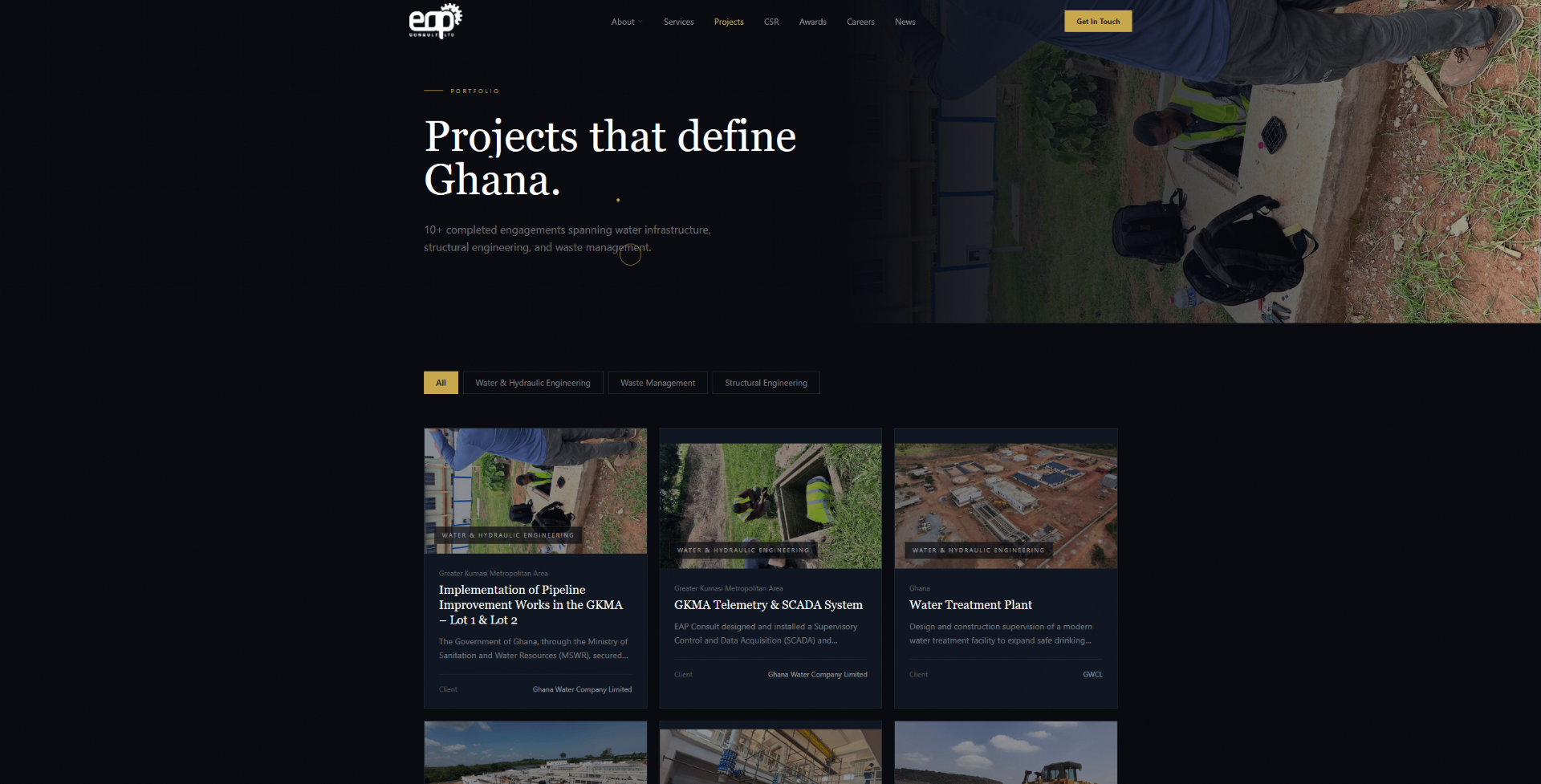 Projects that define Ghana